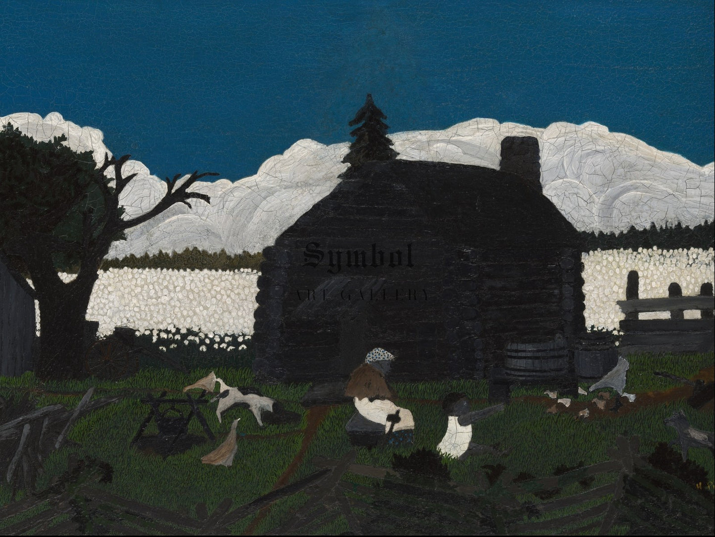 Cabin in the Cotton by Horace Pippin 1931, Wall Art Print, Fine Art Reproduction, Museum Quality Decor, Poster