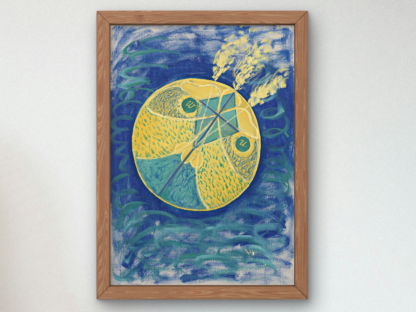 Group I, No. 7 Primordial Chaos by Hilma af Klint 1906, Wall Art Print, Fine Art Reproduction, Museum Quality Decor, Poster
