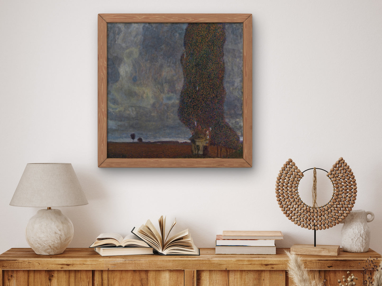 Approaching Thunderstorm, The Large Poplar II by Gustav Klimt 1903, Wall Art Print, Fine Art Reproduction, Museum Quality Decor, Poster