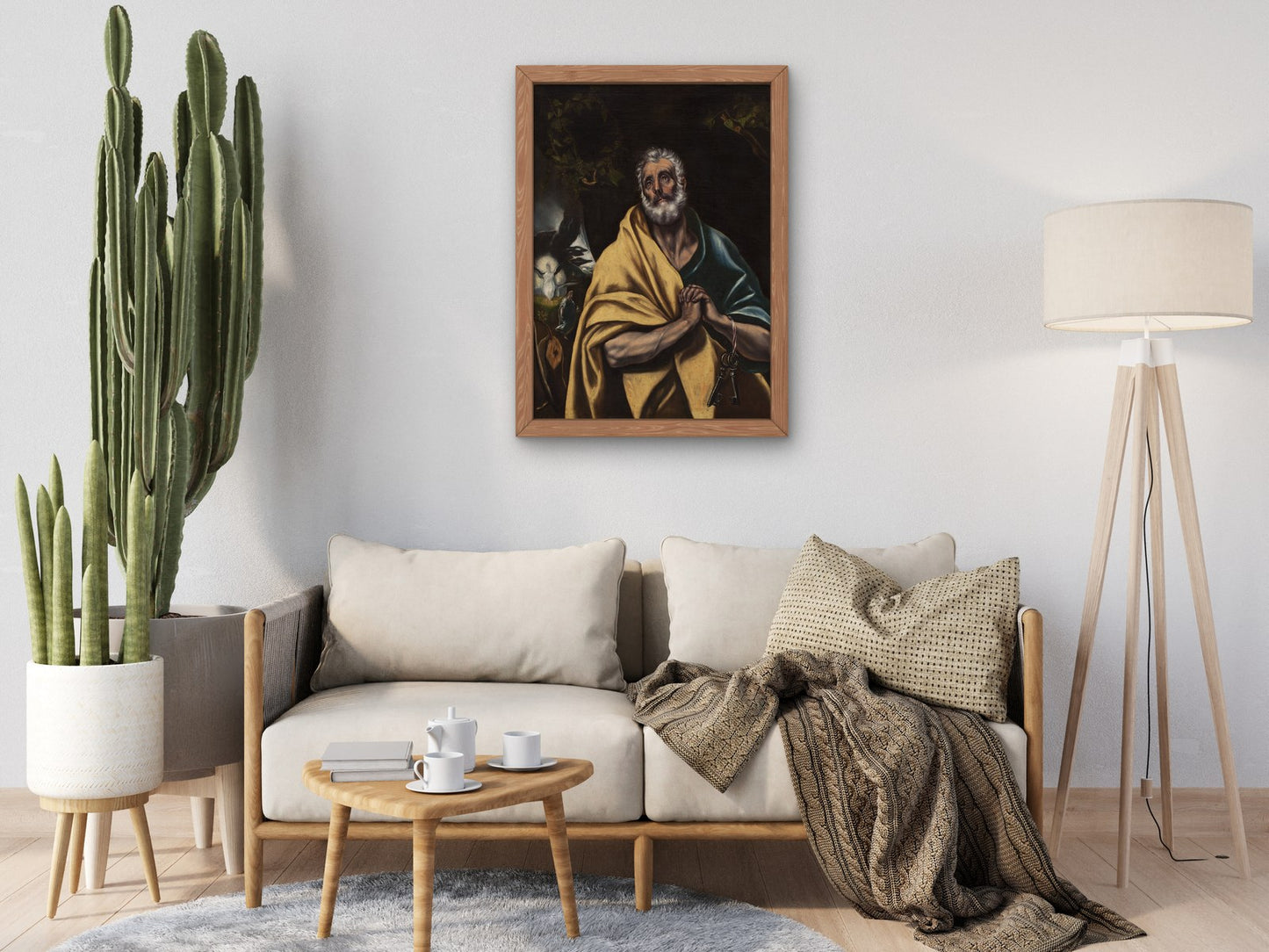 The Tears of Saint Peter by El Greco 1600, Wall Art Print, Fine Art Reproduction, Museum Quality Decor, Poster