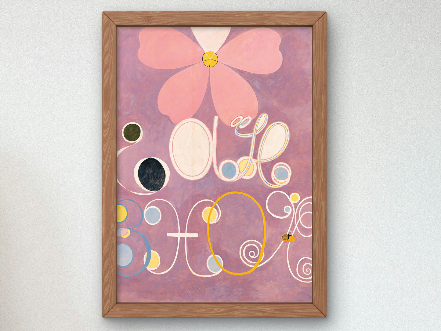 The Ten Largest No 5 Adulthood by Hilma af Klint 1907, Wall Art Print, Fine Art Reproduction, Museum Quality Decor, Poster