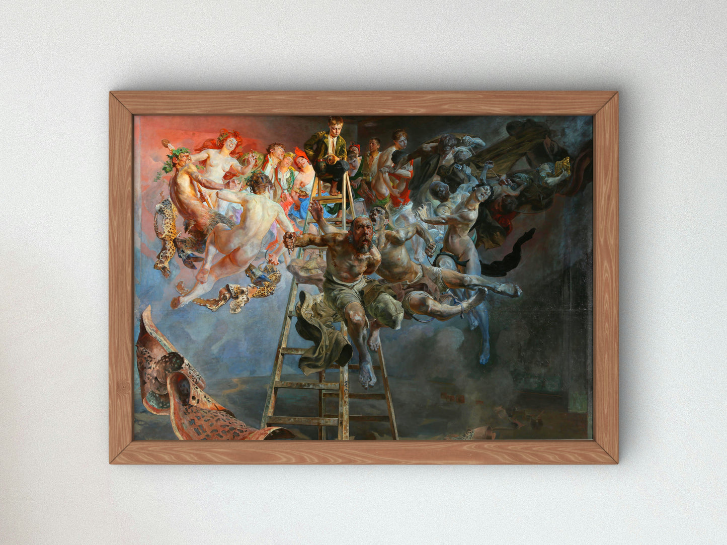 The Vicious Circle by Jacek Malczewski 1895, Wall Art Print, Fine Art Reproduction, Museum Quality Decor, Poster