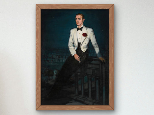 Douglas Fairbanks Jr. by Federico Beltrán Massés, Wall Art Print, Fine Art Reproduction, Museum Quality Decor, Poster