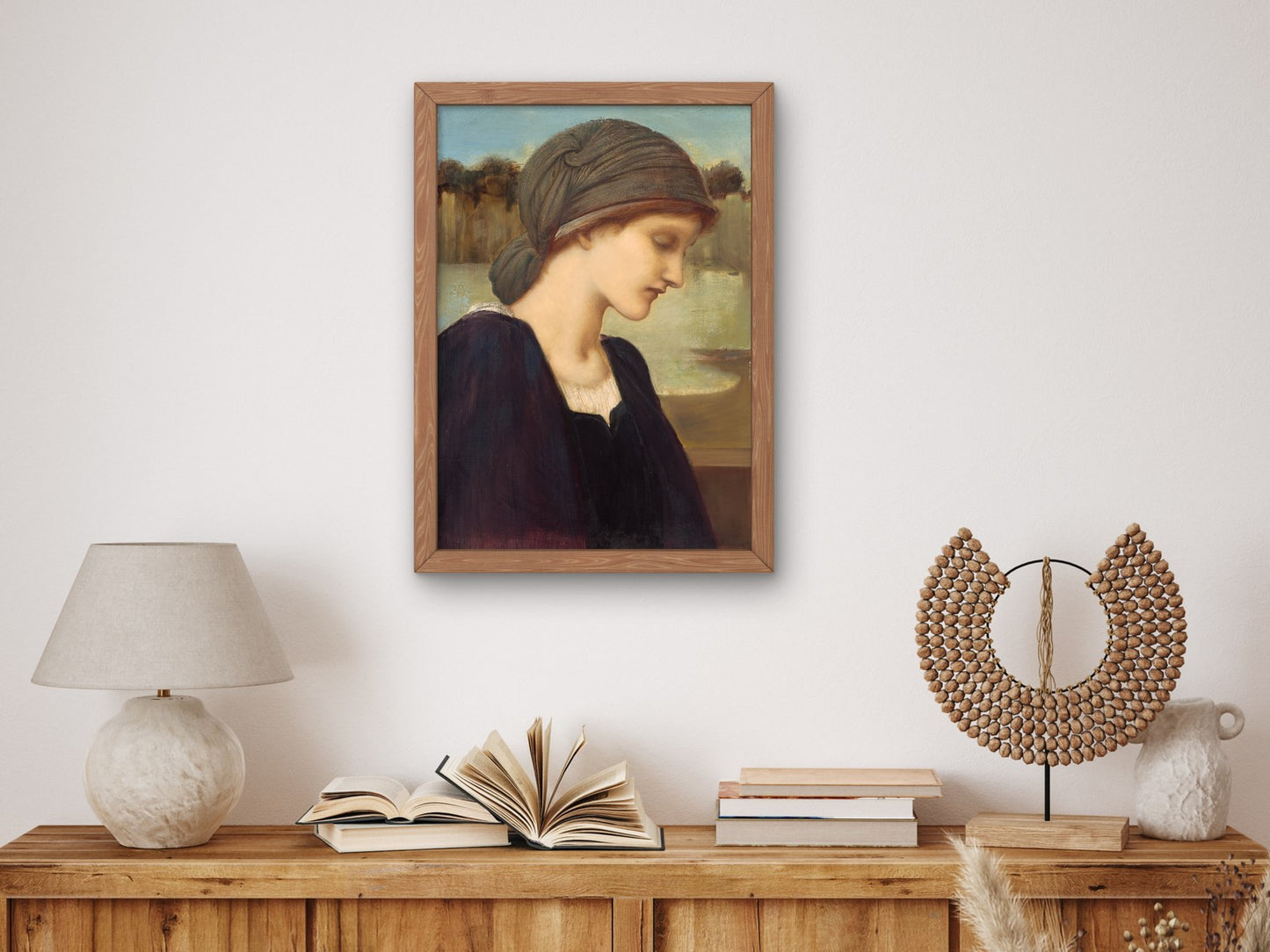 Flamma Vestalis by Edward Burne Jones 1884, Wall Art Print, Fine Art Reproduction, Museum Quality Decor, Poster