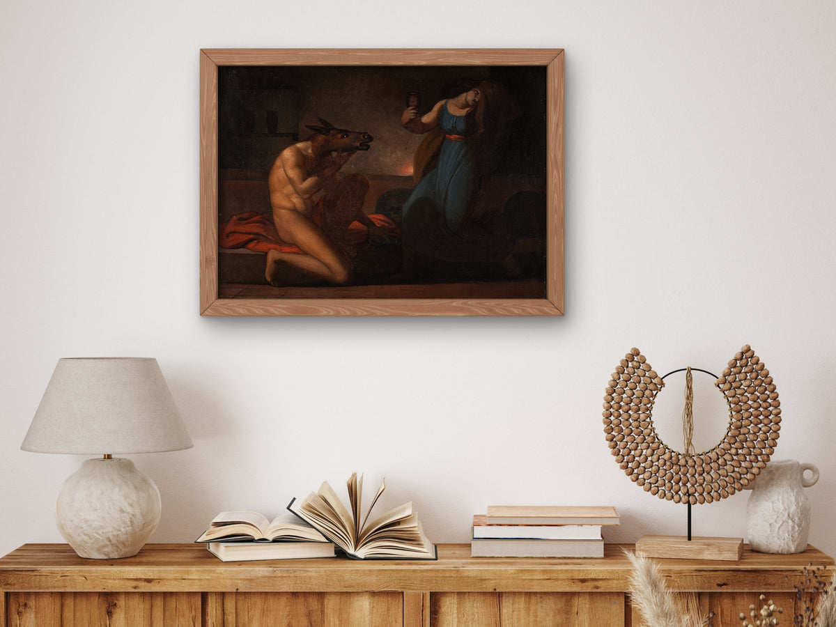 The Metamorphosis of Lucius by C.F. Høyer, Wall Art Print, Fine Art Reproduction, Museum Quality Decor, Poster