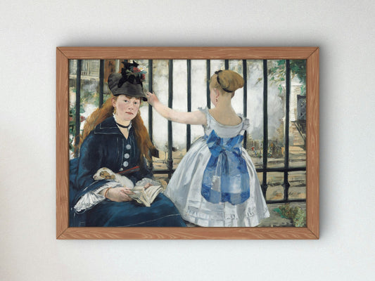 The Railway by Édouard Manet 1873, Wall Art Print, Fine Art Reproduction, Museum Quality Decor, Poster