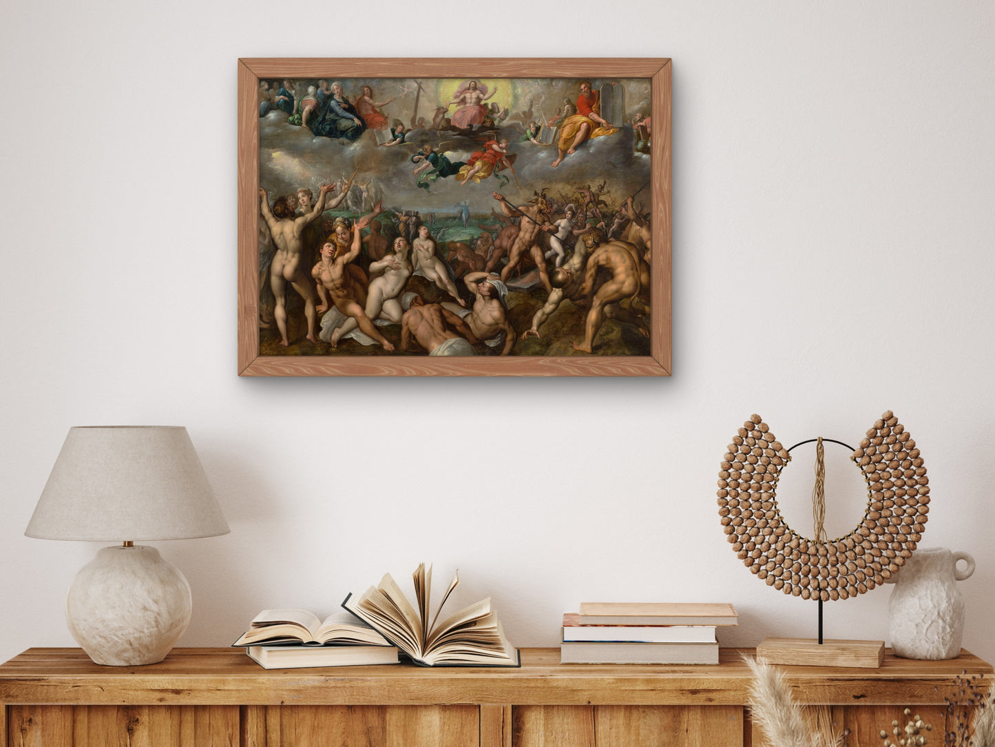 Last Judgement by Jacob de Backer, Wall Art Print, Fine Art Reproduction, Museum Quality Decor, Poster