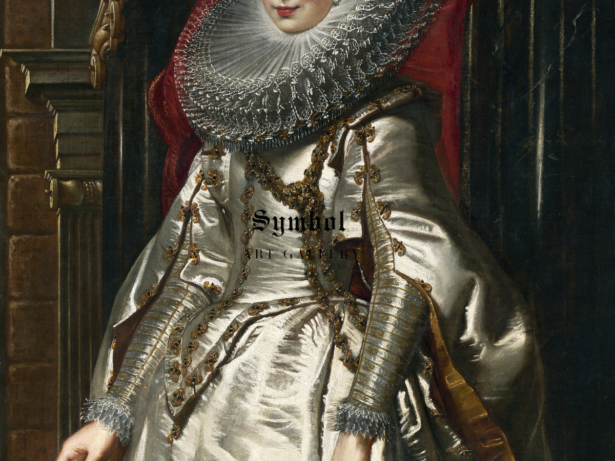 Marchesa Brigida Spinola Doria by Peter Paul Rubens 1606, Wall Art Print, Fine Art Reproduction, Museum Quality Decor, Poster