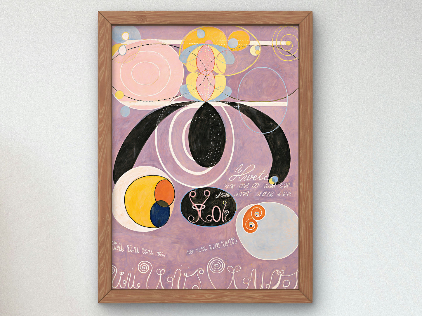 The Ten Largest No. 6 by Hilma af Klint 1907, Wall Art Print, Fine Art Reproduction, Museum Quality Decor, Poster