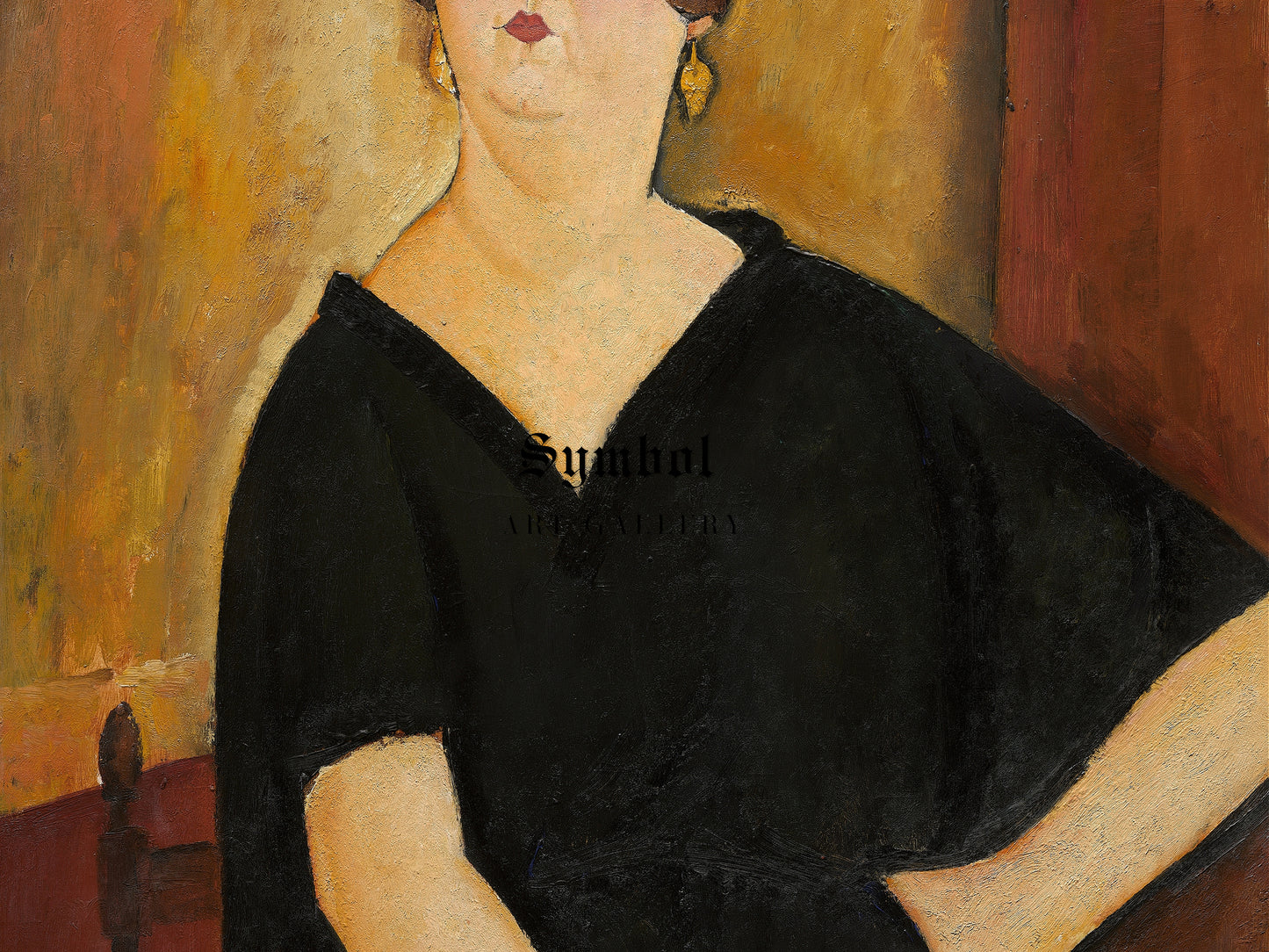 Madame Amédée by Amedeo Modigliani 1918, Wall Art Print, Fine Art Reproduction, Museum Quality Decor, Poster