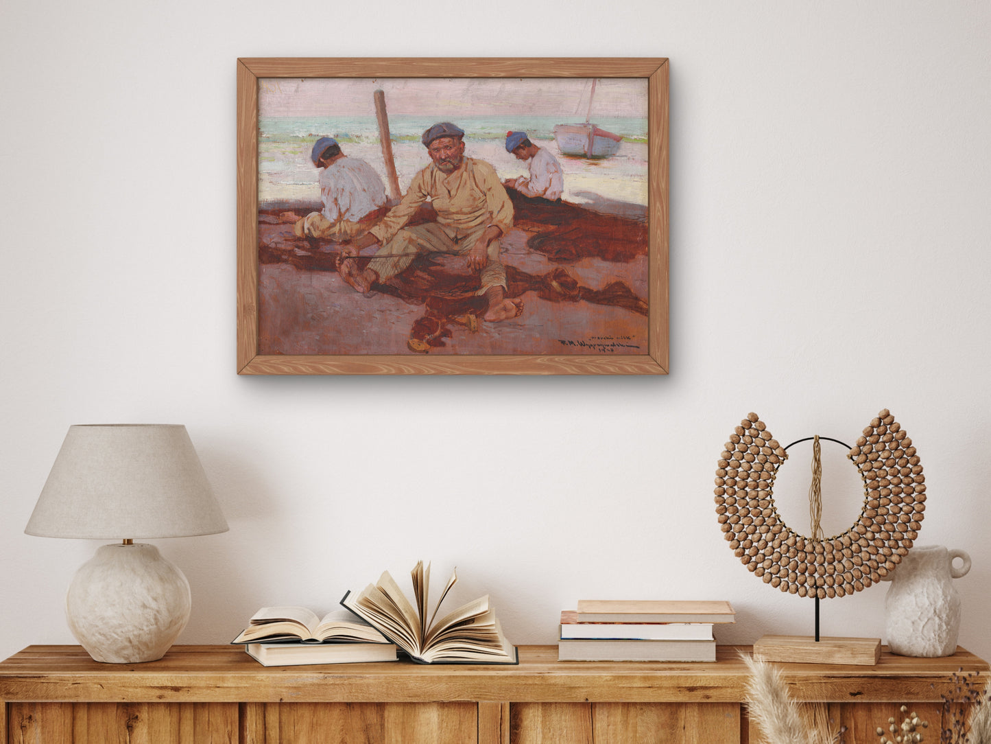 Sea Wolf by Feliks Michał Wygrzywalski 1928, Wall Art Print, Fine Art Reproduction, Museum Quality Decor, Poster