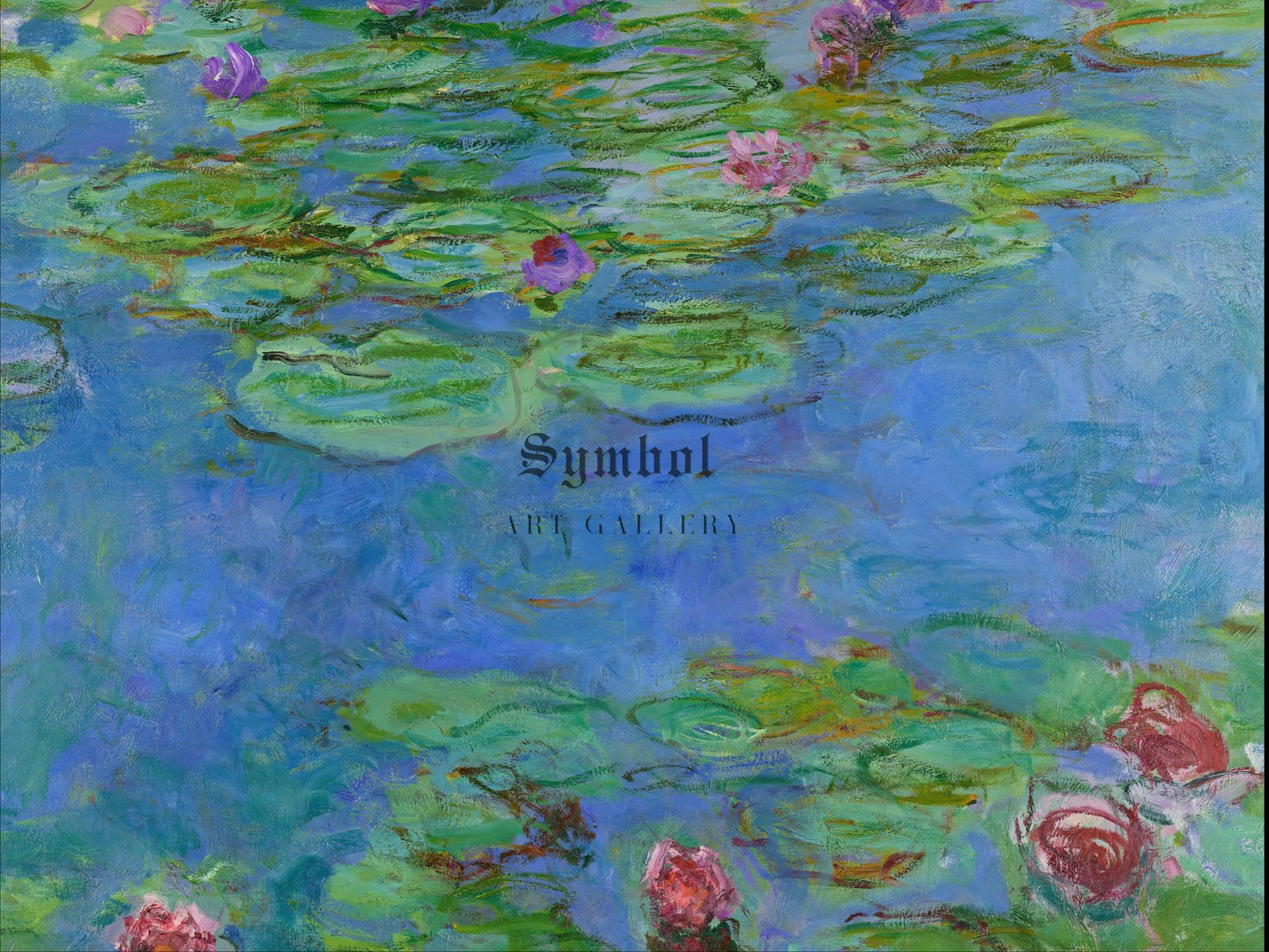 Water Lilies by Claude Monet 1914, Wall Art Print, Fine Art Reproduction, Museum Quality Decor, Poster