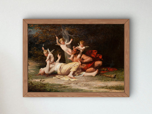 Bacchanal by Adolphe Yvon, Wall Art Print, Fine Art Reproduction, Museum Quality Decor, Poster