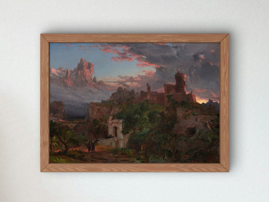 The Spirit of War by Jasper Francis Cropsey 1852, Wall Art Print, Fine Art Reproduction, Museum Quality Decor, Poster
