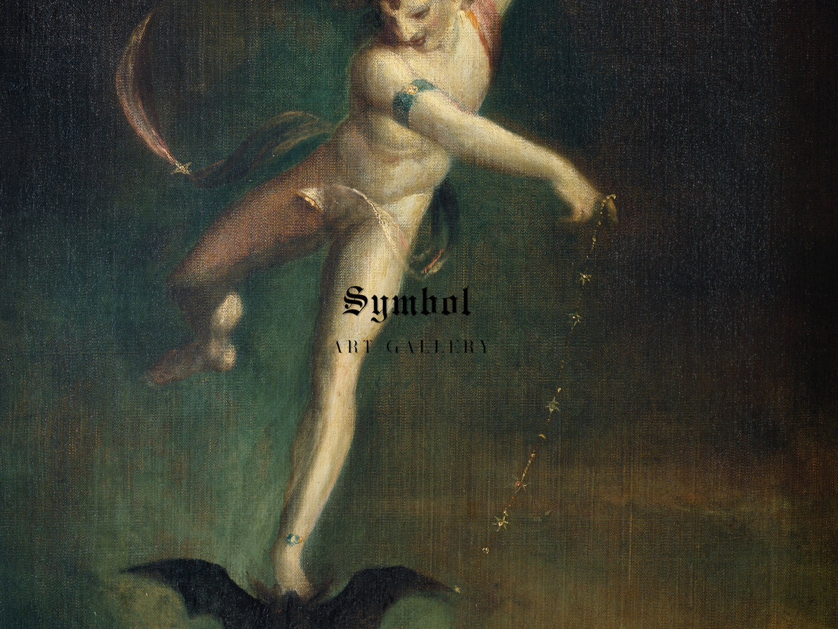 Ariel by Henry Fuseli 1800, Wall Art Print, Fine Art Reproduction, Museum Quality Decor, Poster