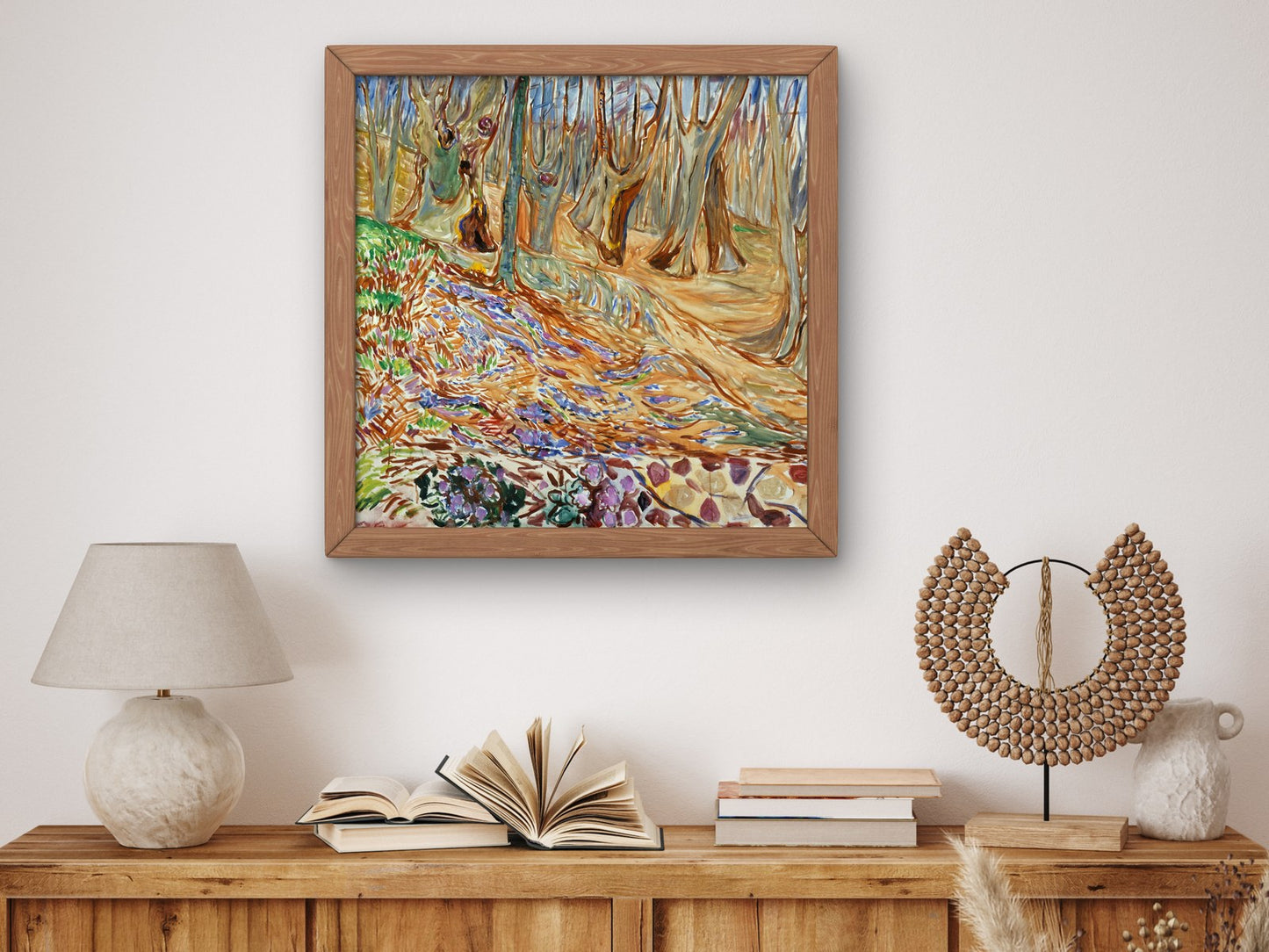 Elm Forest in Spring by Edvard Munch 1923, Wall Art Print, Fine Art Reproduction, Museum Quality Decor, Poster