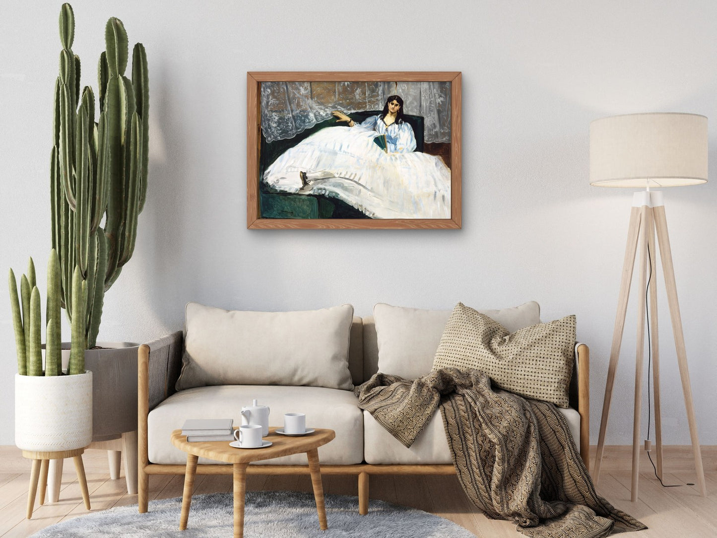 Lady with a Fan by Édouard Manet 1862, Wall Art Print, Fine Art Reproduction, Museum Quality Decor, Poster