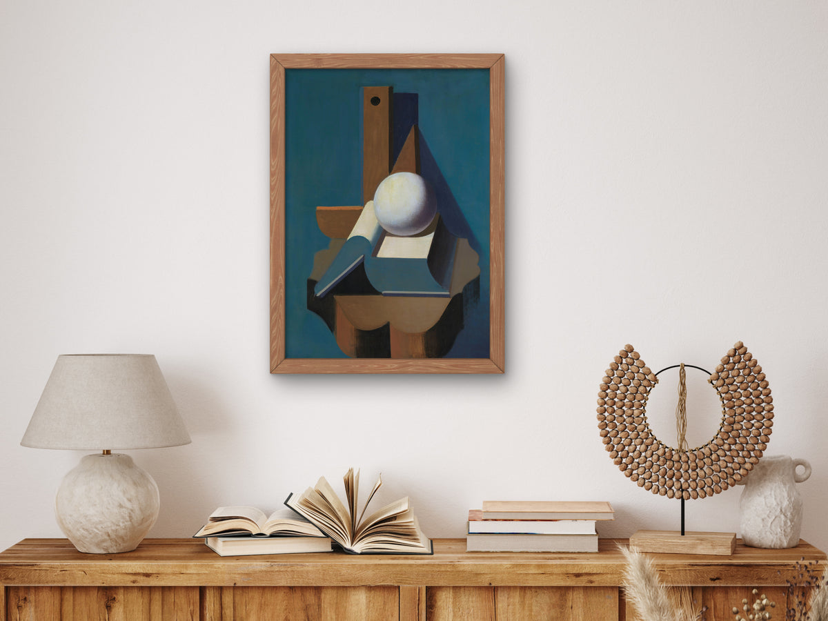 The Architecture by Vilhelm Lundstrom 1932, Wall Art Print, Fine Art Reproduction, Museum Quality Decor, Poster
