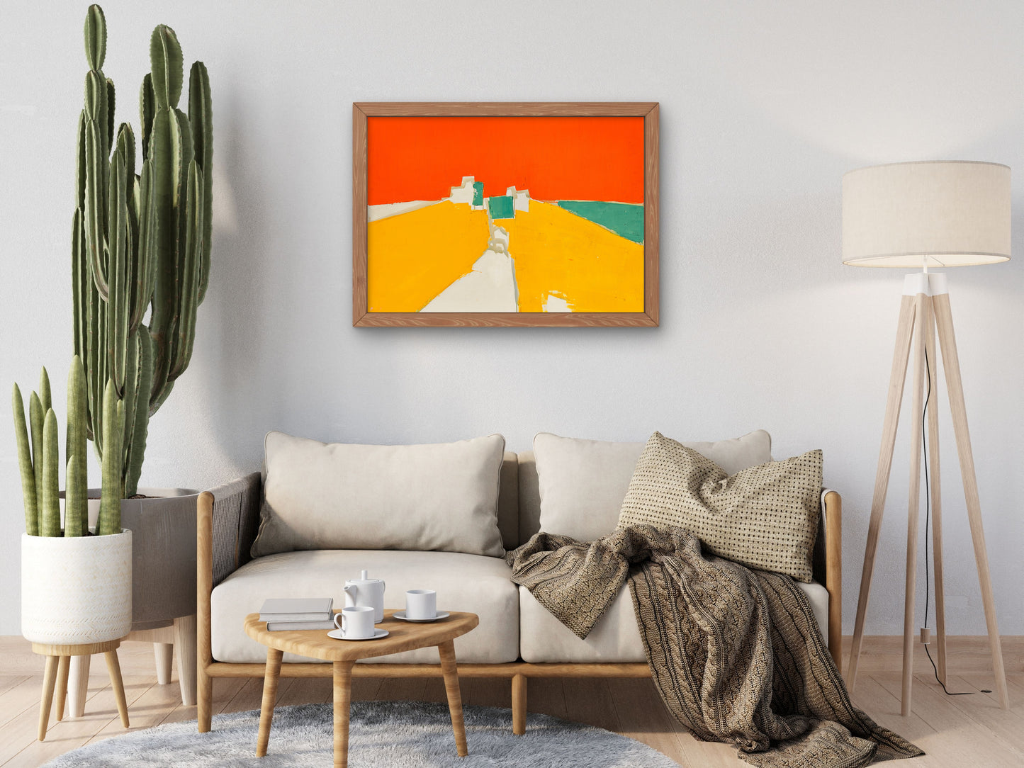 Agrigente by Nicolas de Staël 1954, Wall Art Print, Fine Art Reproduction, Museum Quality Decor, Poster
