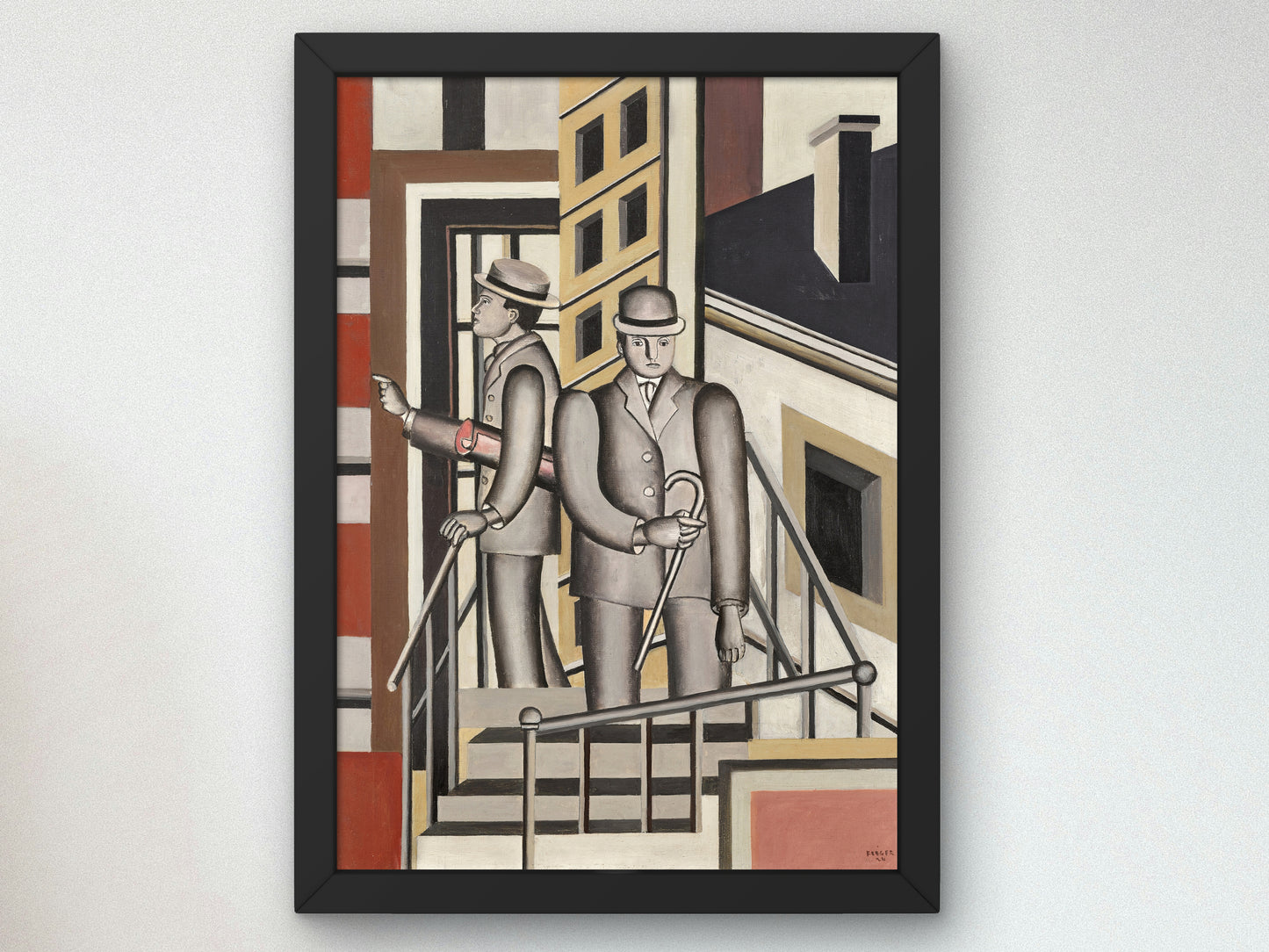 Animated Landscape by Fernand Léger 1924, Wall Art Print, Fine Art Reproduction, Museum Quality Decor, Poster