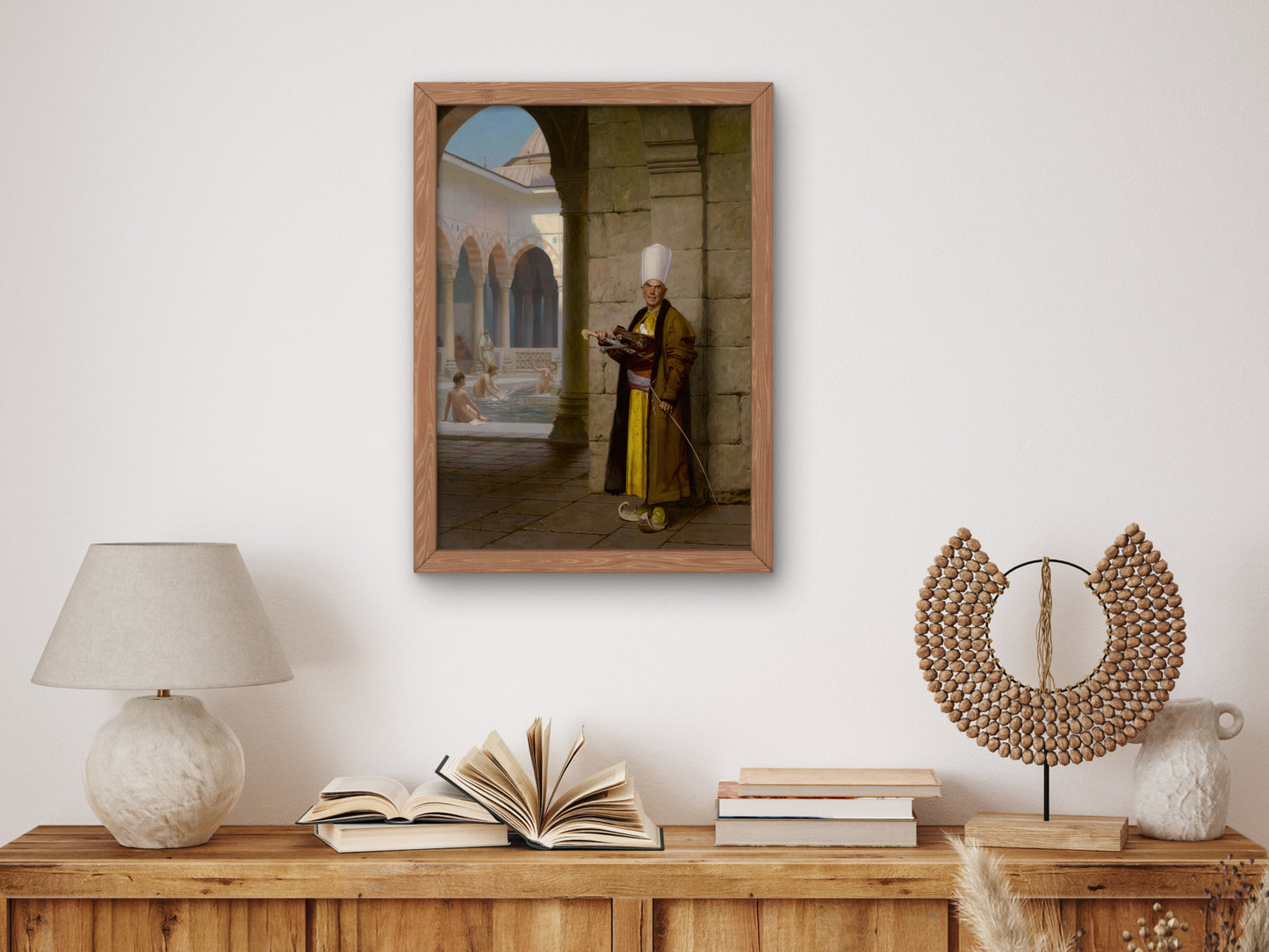 The Grand White Eunuch by Jean Léon Gérôme 1875, Wall Art Print, Fine Art Reproduction, Museum Quality Decor, Poster