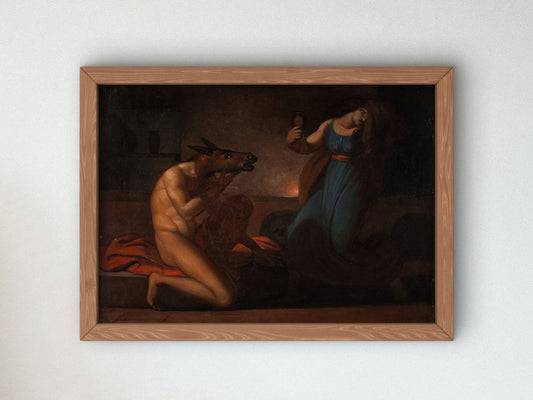 The Metamorphosis of Lucius by C.F. Høyer, Wall Art Print, Fine Art Reproduction, Museum Quality Decor, Poster