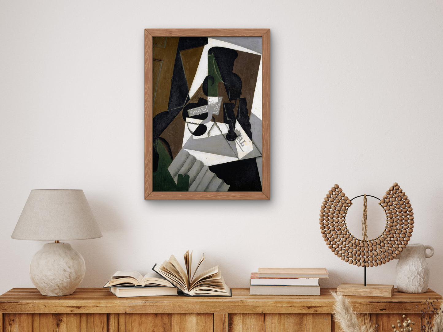 The Pot of Strawberry Jam by Juan Gris 1917, Wall Art Print, Fine Art Reproduction, Museum Quality Decor, Poster
