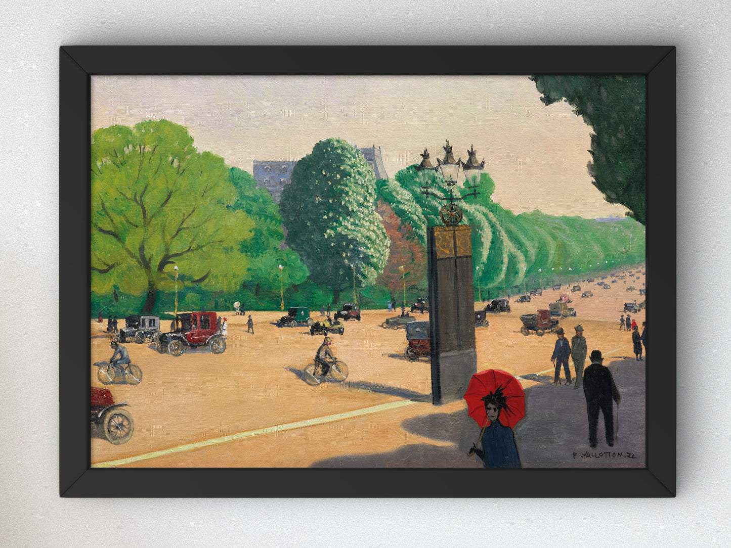 La Porte Dauphine by Félix Vallotton 1922, Wall Art Print, Fine Art Reproduction, Museum Quality Decor, Poster