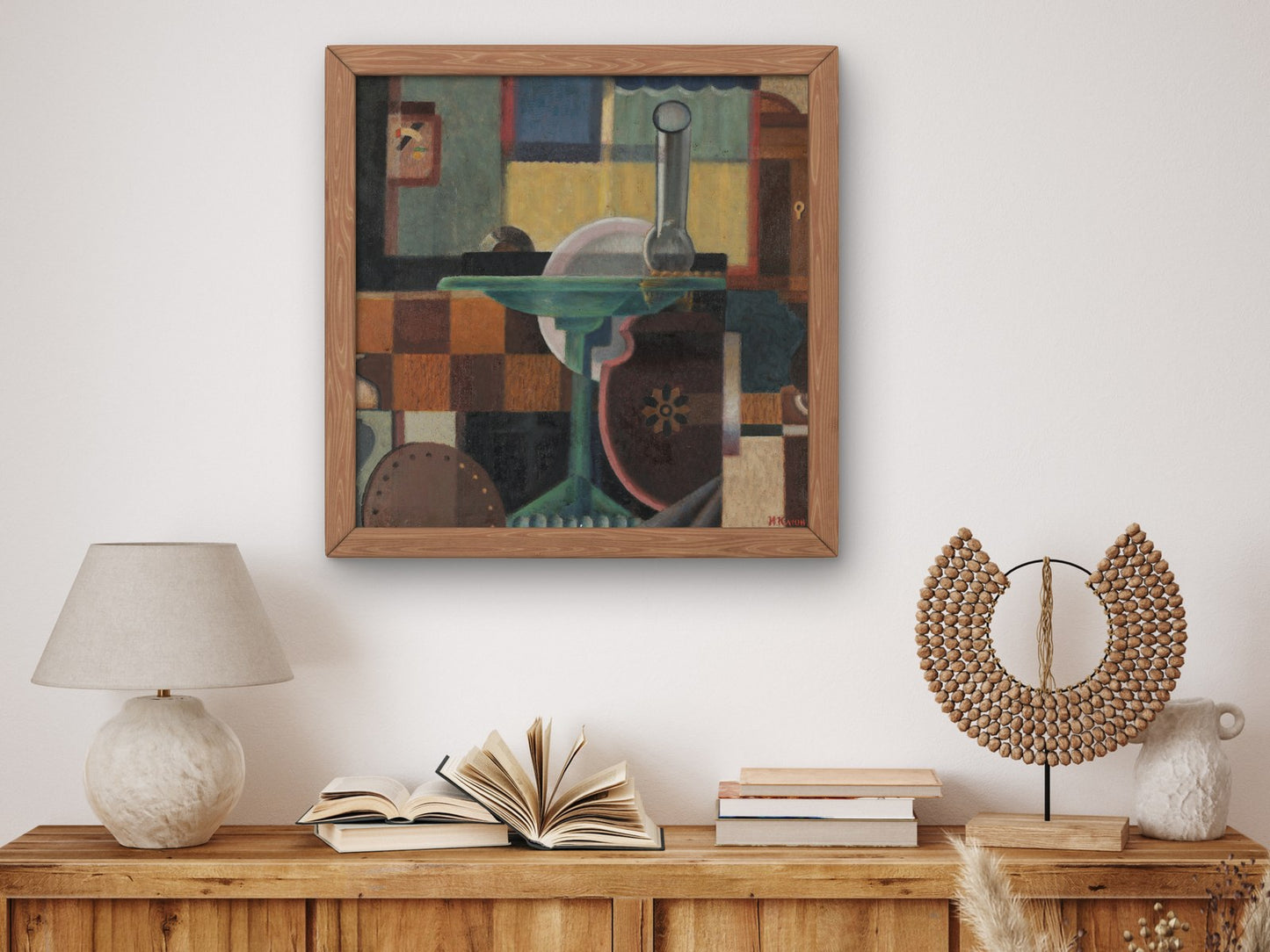 Second Interior by Ivan Klioune 1925, Wall Art Print, Fine Art Reproduction, Museum Quality Decor, Poster