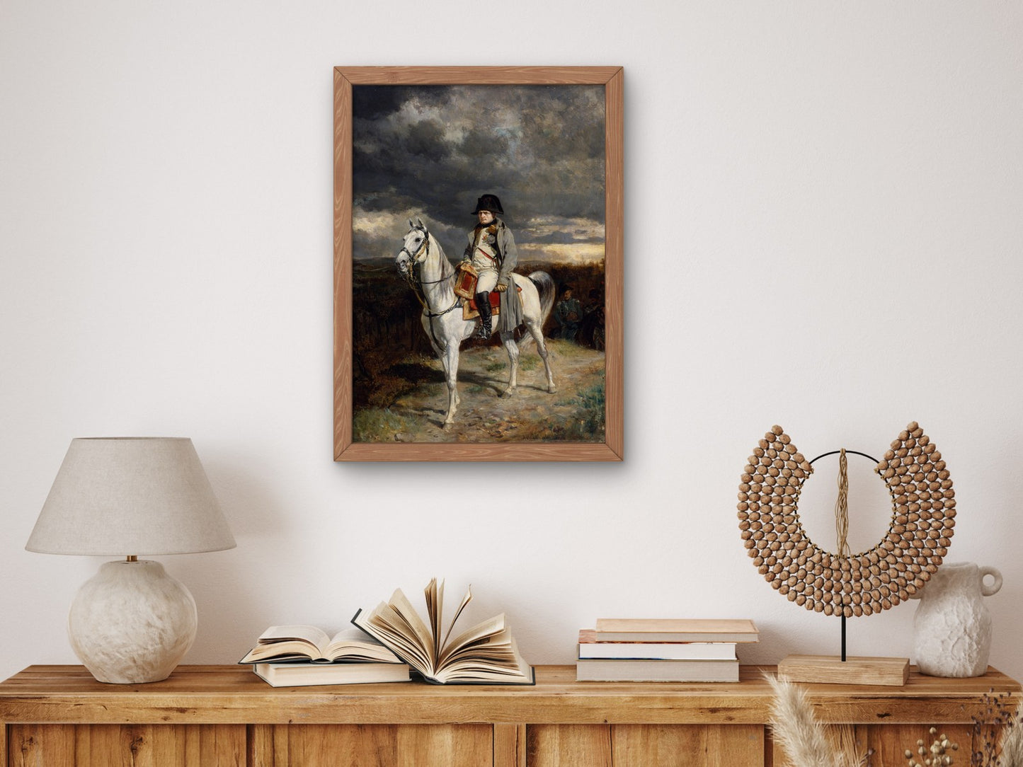 Napoleon on Horseback by Ernest Meissonier 1862, Wall Art Print, Fine Art Reproduction, Museum Quality Decor, Poster