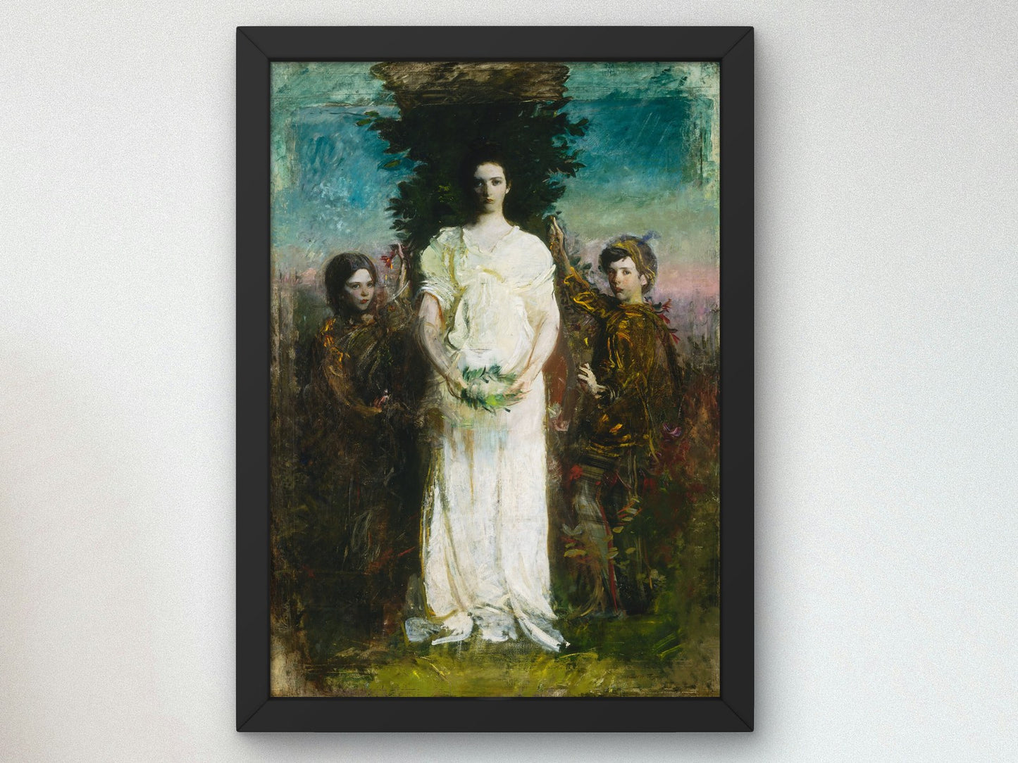 My Children by Abbott Handerson Thayer 1897, Wall Art Print, Fine Art Reproduction, Museum Quality Decor, Poster
