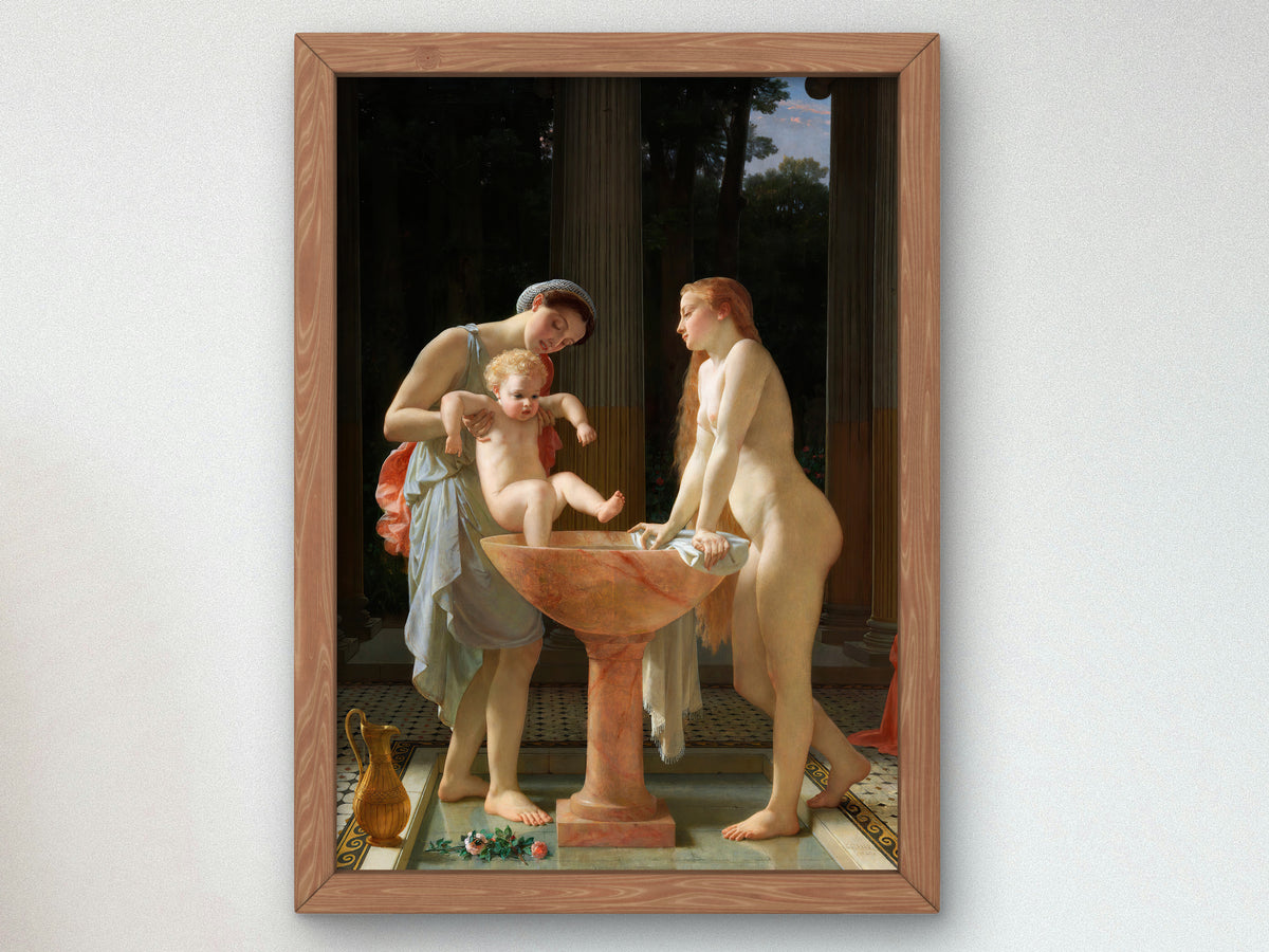 The Bath by Charles Gleyre 1868, Wall Art Print, Fine Art Reproduction, Museum Quality Decor, Poster