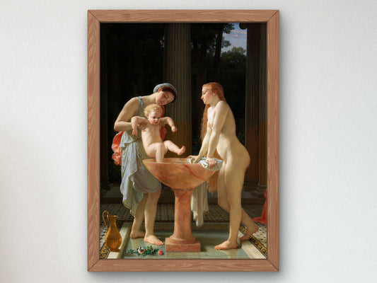 The Bath by Charles Gleyre 1868, Wall Art Print, Fine Art Reproduction, Museum Quality Decor, Poster