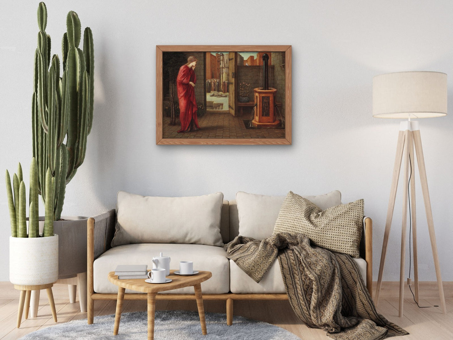 Danae Watching the Building of the Brazen Tower by Edward Burne Jones 1872, Wall Art Print, Fine Art Reproduction, Museum Quality Decor