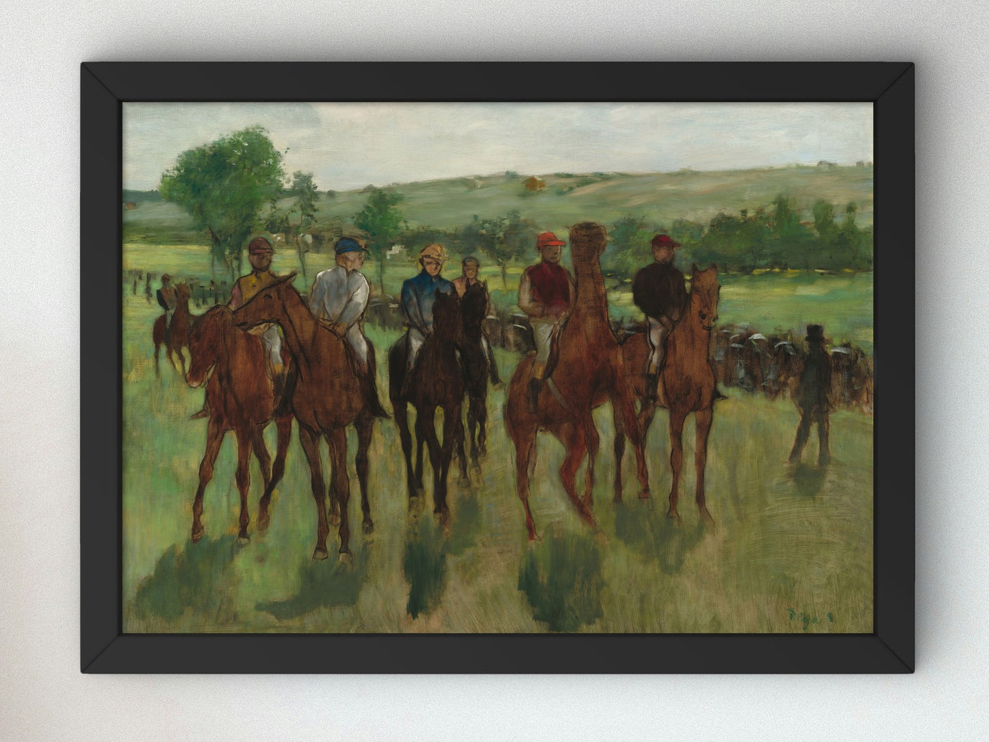 The Riders by Edgar Degas 1885, Wall Art Print, Fine Art Reproduction, Museum Quality Decor, Poster