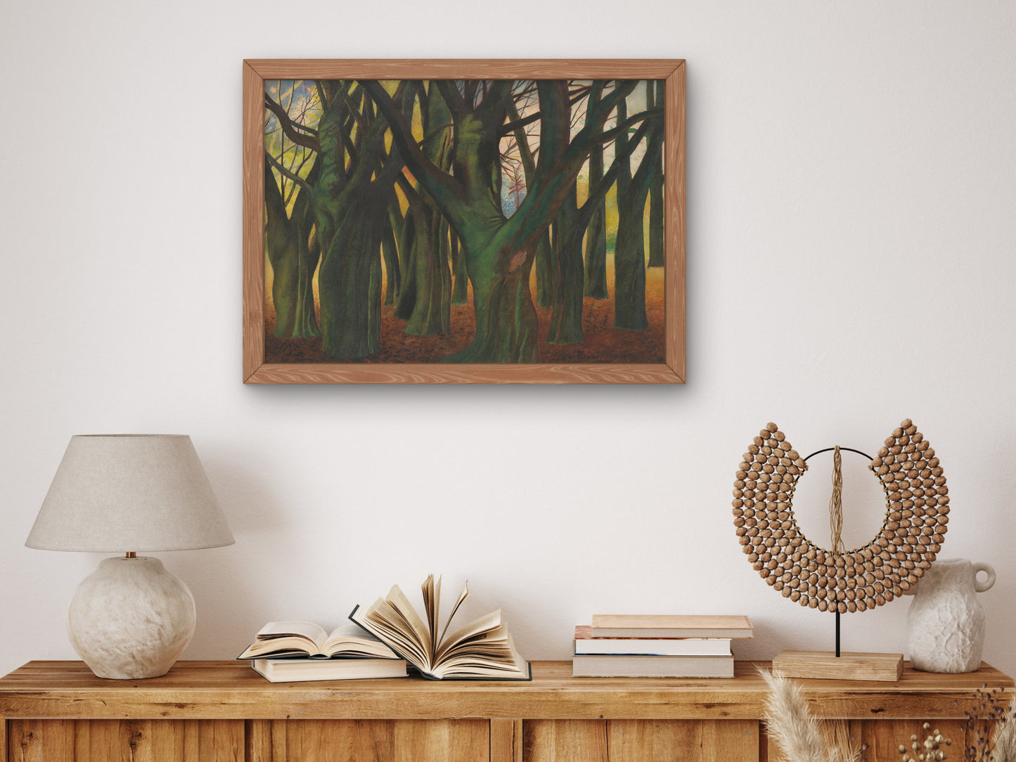 Green Trees by Léon Spilliaert 1941, Wall Art Print, Fine Art Reproduction, Museum Quality Decor, Poster