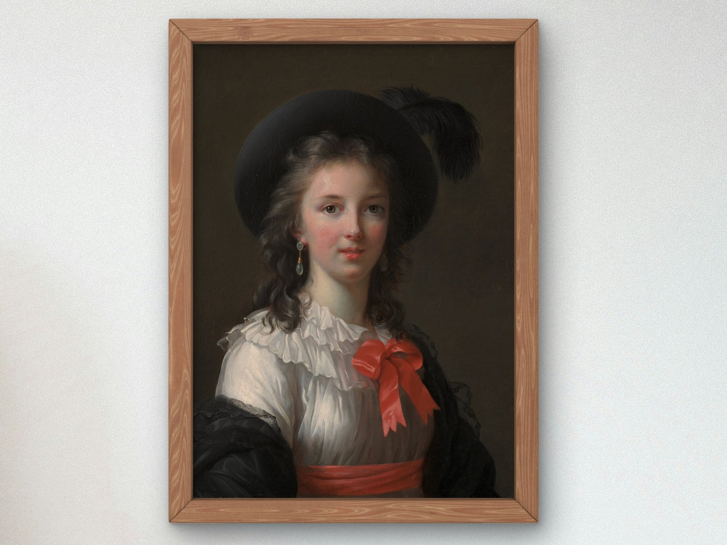 Self Portrait by Élisabeth Vigée Le Brun 1781, Wall Art Print, Fine Art Reproduction, Museum Quality Decor, Poster