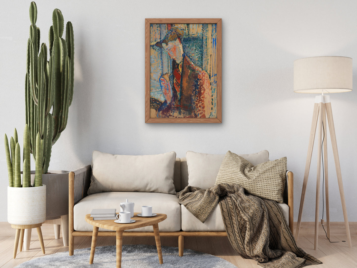 Reverie, Study for the Portrait of Frank Burty Haviland by Amedeo Modigliani 1914, Wall Art Print, Fine Art Reproduction, Museum Quality