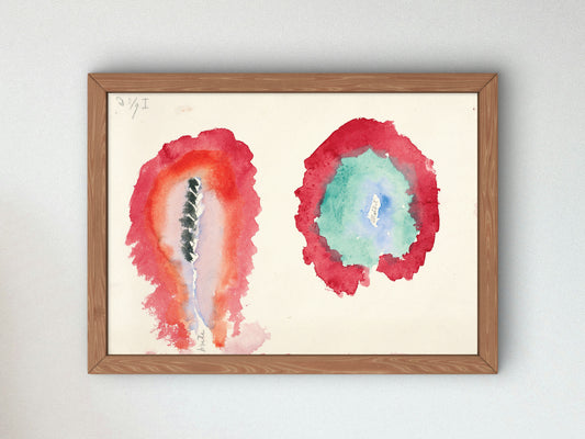 Wheat and Wormwood by Hilma af Klint 1922, Wall Art Print, Fine Art Reproduction, Museum Quality Decor, Poster