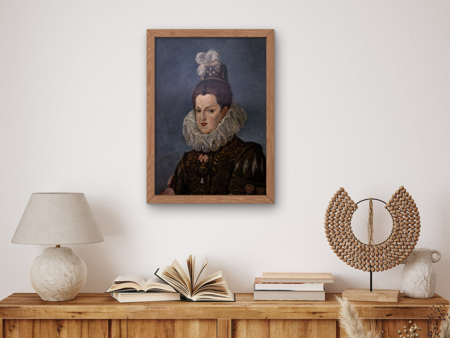Margarita de Austria by Enrique Recio y Gil, Wall Art Print, Fine Art Reproduction, Museum Quality Decor, Poster
