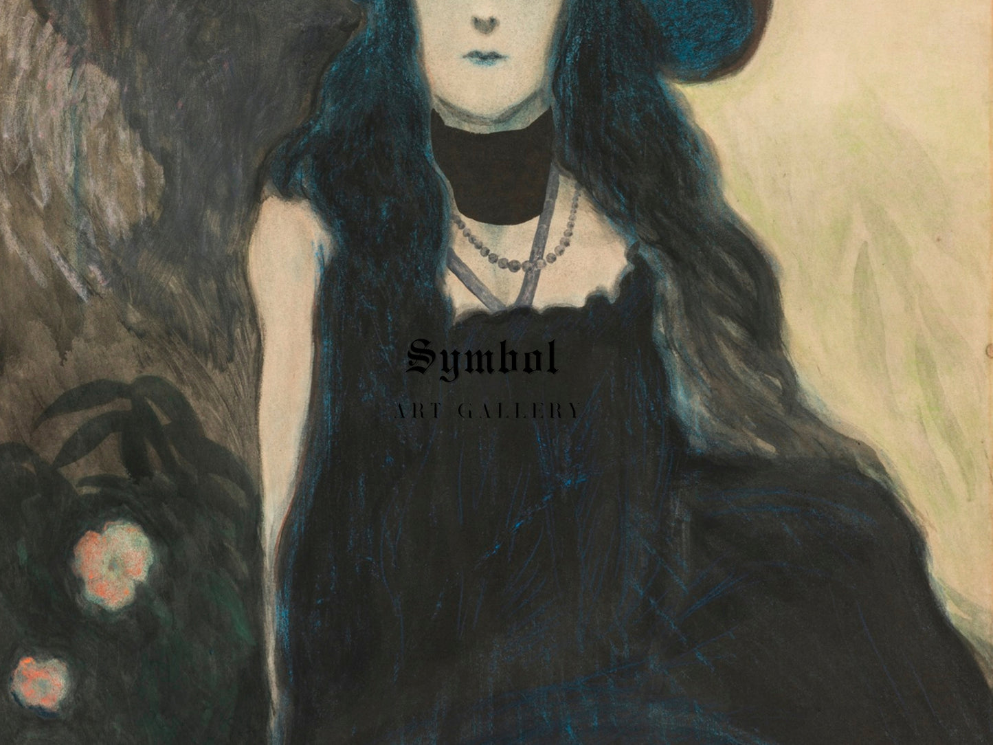 The Absinth Drinker by Léon Spilliaert 1907, Wall Art Print, Fine Art Reproduction, Museum Quality Decor, Poster