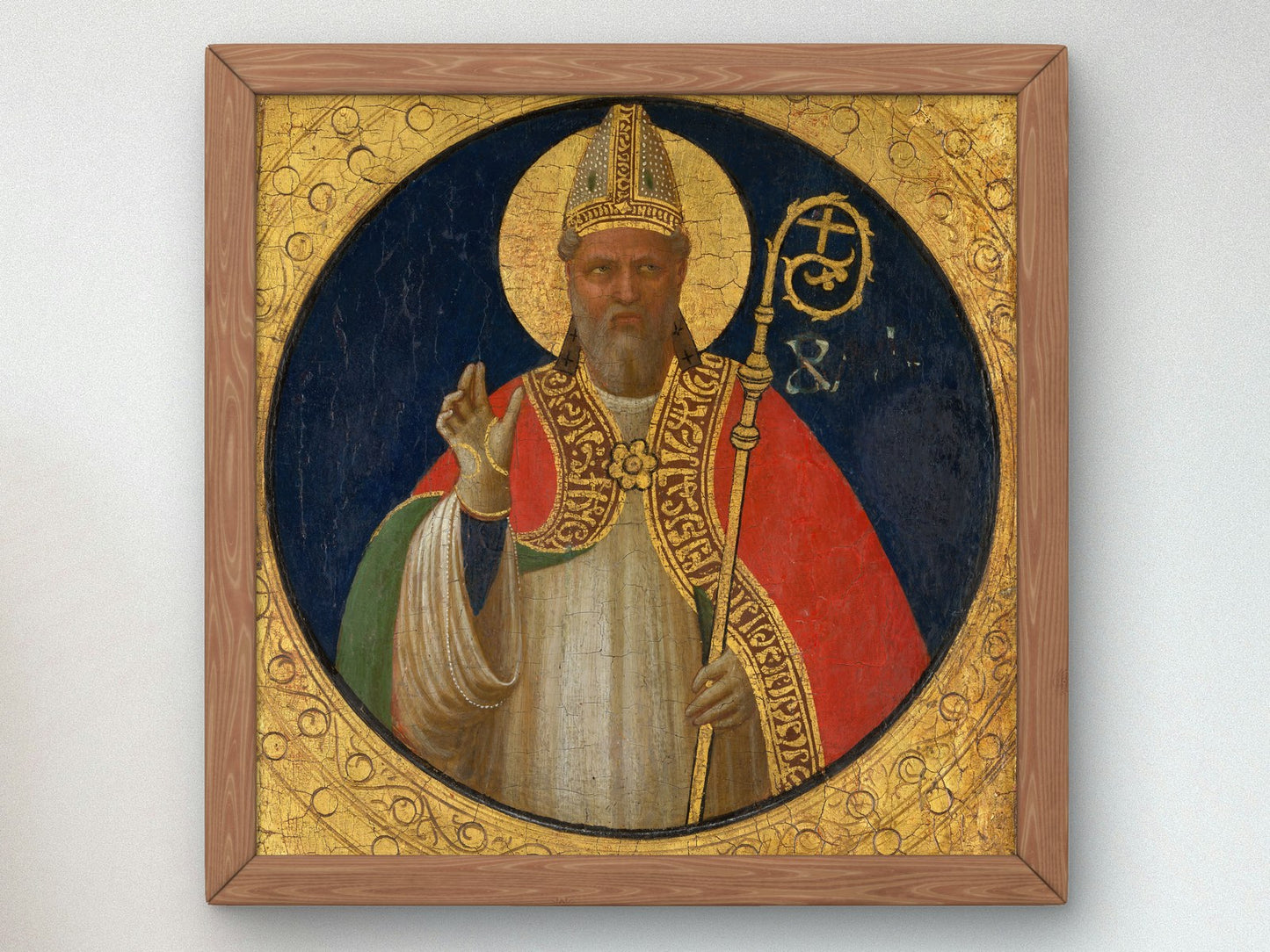 Saint Alexander by Fra Angelico 1425, Wall Art Print, Fine Art Reproduction, Museum Quality Decor, Poster