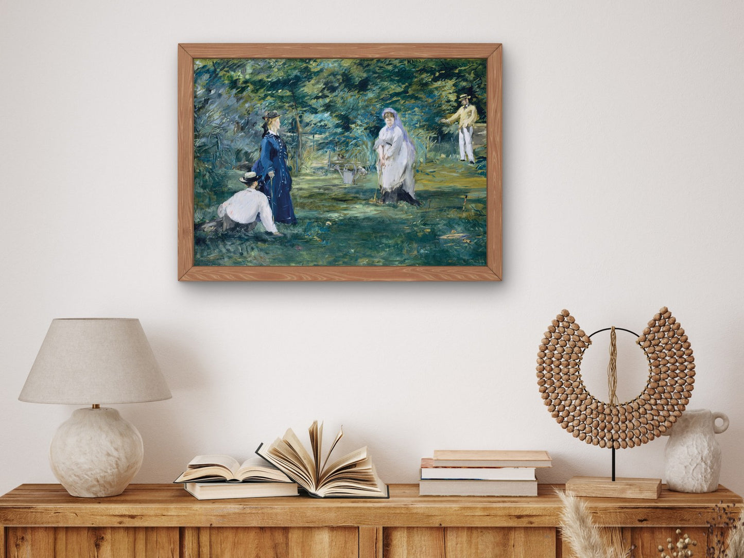 A Game of Croquet by Édouard Manet 1873, Wall Art Print, Fine Art Reproduction, Museum Quality Decor, Poster