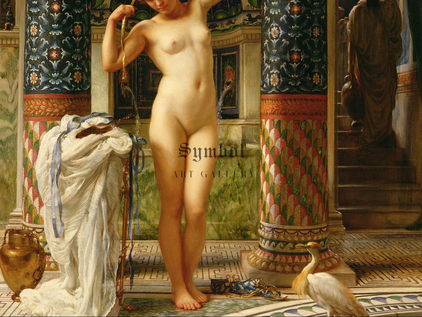 Diadumene by Edward John Poynter 1883, Wall Art Print, Fine Art Reproduction, Museum Quality Decor, Poster