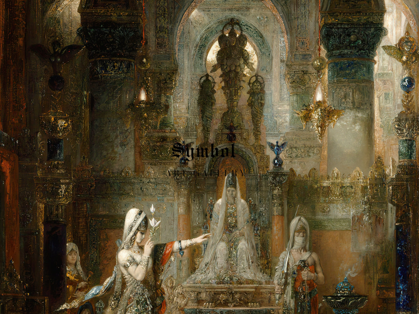 Salomé Dancing before Herod by Gustave Moreau 1876, Wall Art Print, Fine Art Reproduction, Museum Quality Decor, Poster