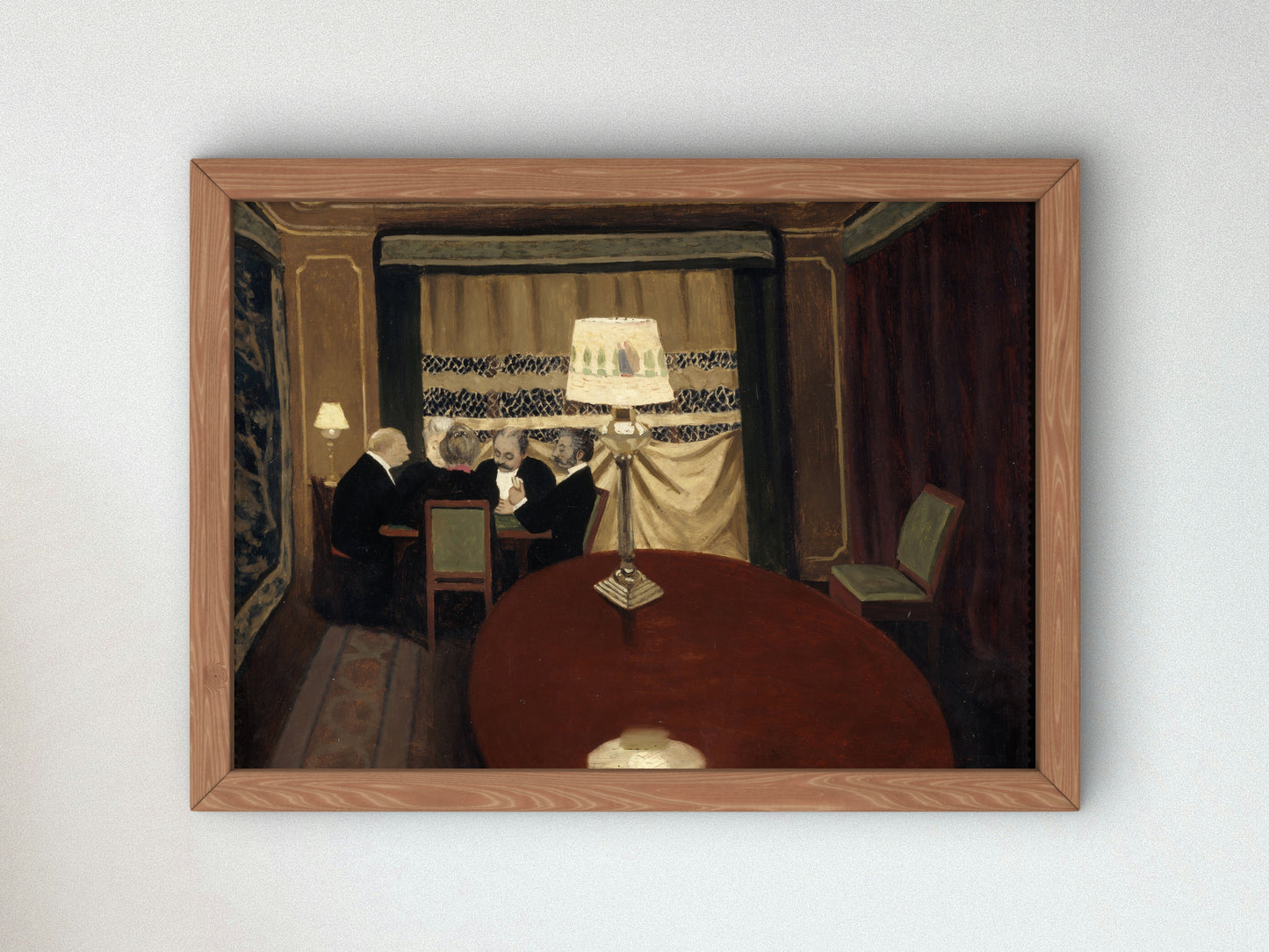 The Poker Game by Félix Vallotton 1902, Wall Art Print, Fine Art Reproduction, Museum Quality Decor, Poster