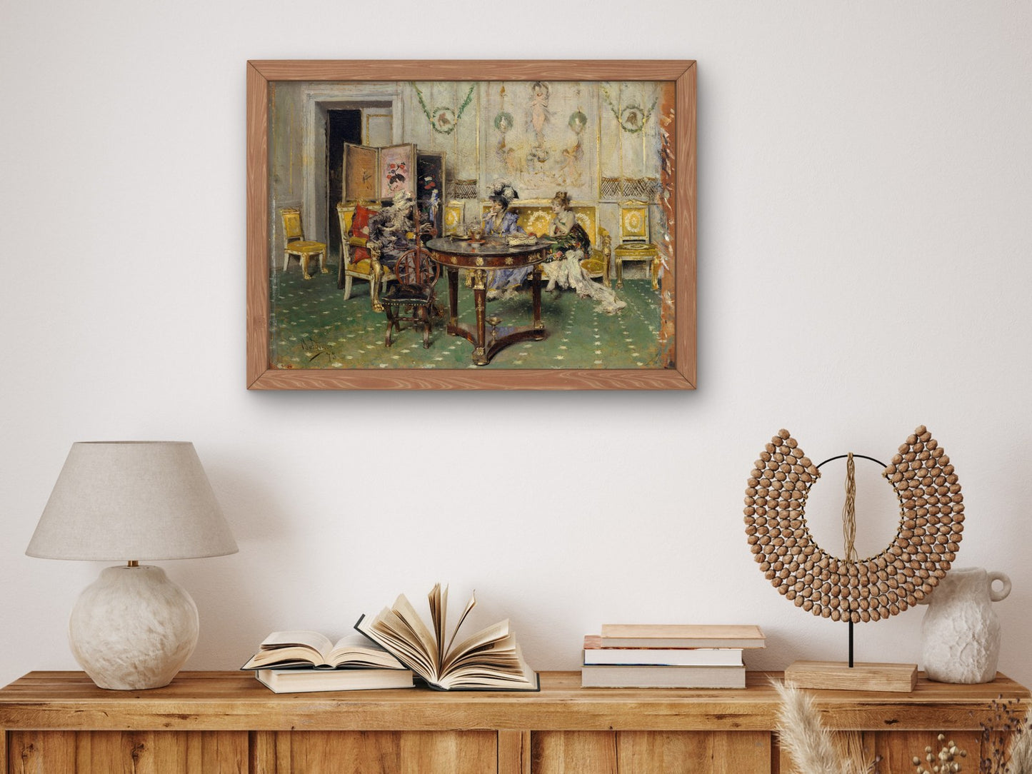Gossip by Giovanni Boldini 1873, Wall Art Print, Fine Art Reproduction, Museum Quality Decor, Poster
