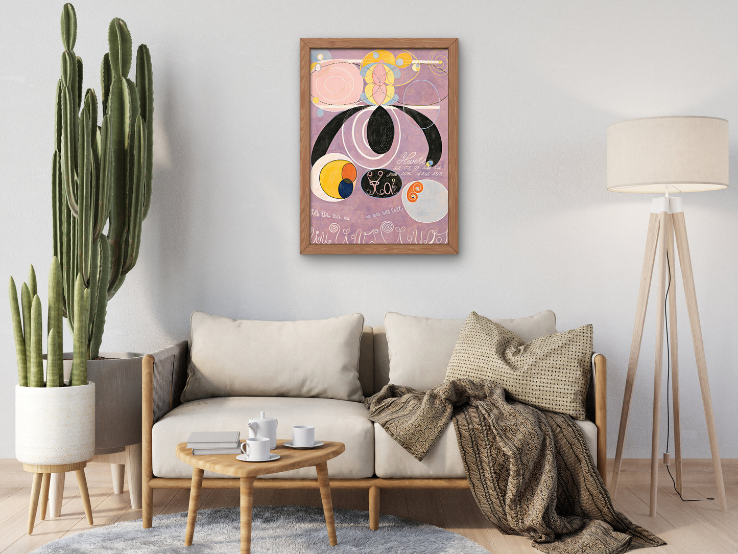 The Ten Largest No. 6 by Hilma af Klint 1907, Wall Art Print, Fine Art Reproduction, Museum Quality Decor, Poster