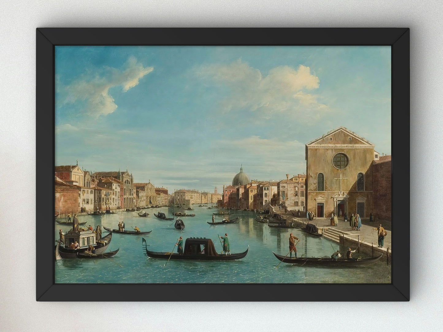Grand Canal Venice by Canaletto 1735, Wall Art Print, Fine Art Reproduction, Museum Quality Decor, Poster