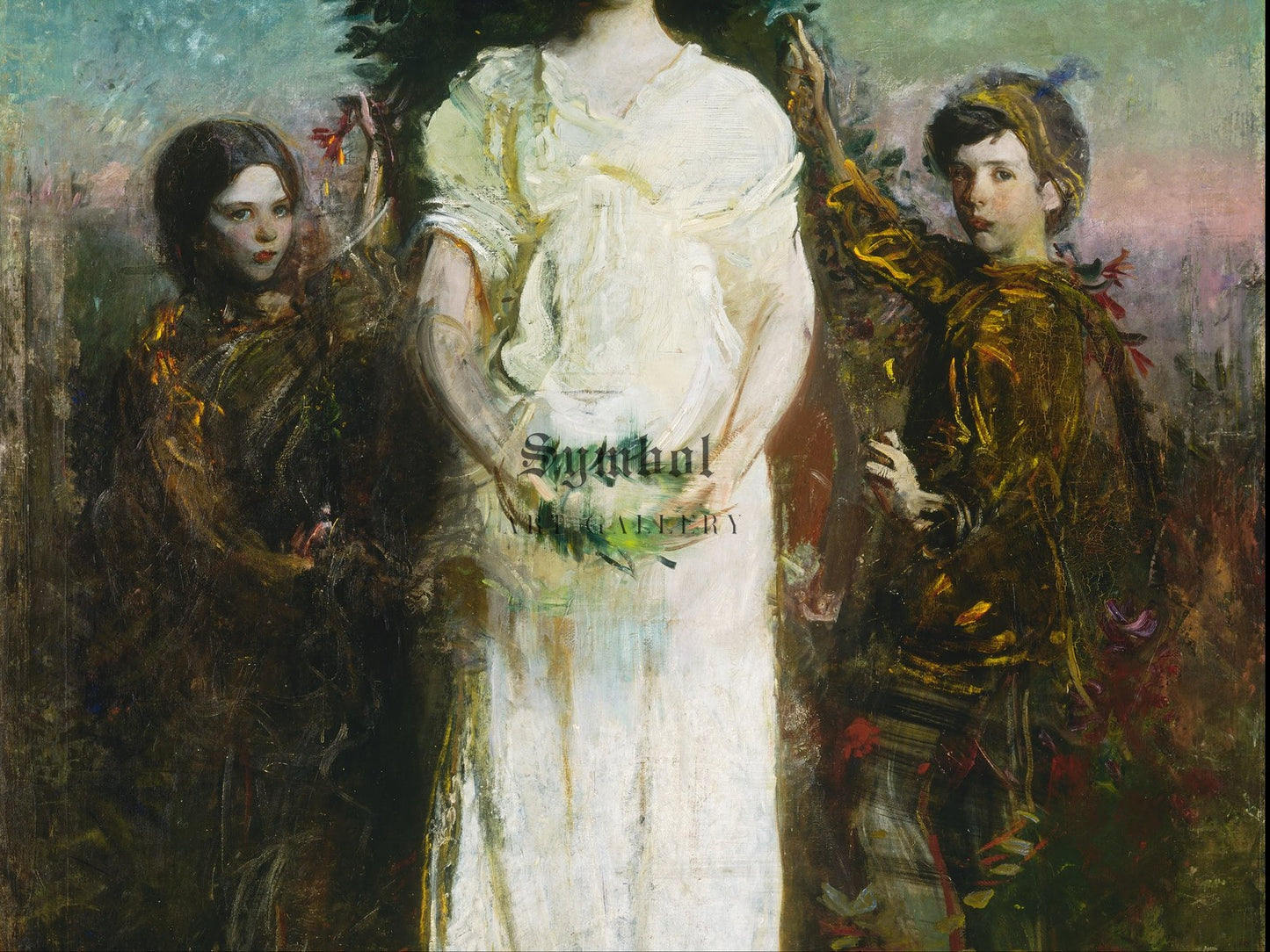 My Children by Abbott Handerson Thayer 1897, Wall Art Print, Fine Art Reproduction, Museum Quality Decor, Poster
